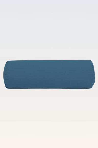 Cotton Yoga Bolster – Round - Indigo