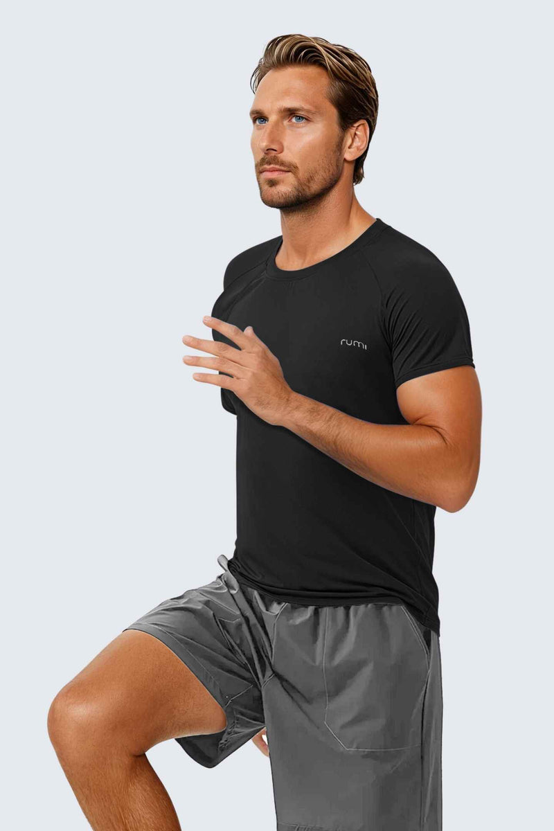 U Sun Fit Tee Terra - Black