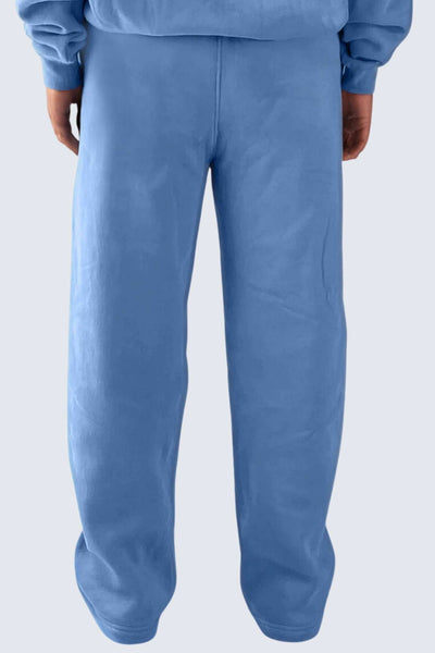 MU Moon Sweatpants Relaxed Open Fleece - Ocean