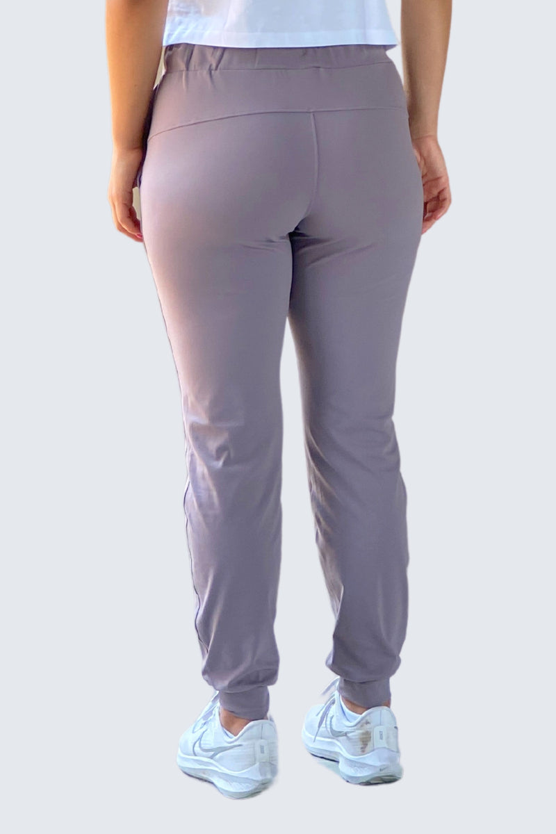 W SunSoft Joggers + Pockets 30" - Ash Plum