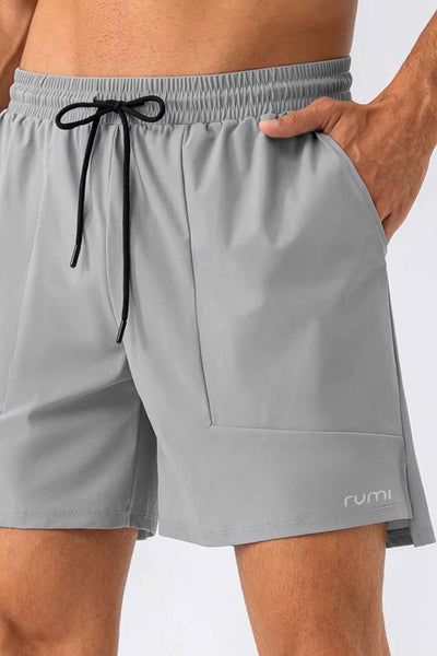 U StarAir Train Shorts 4" - Pebble