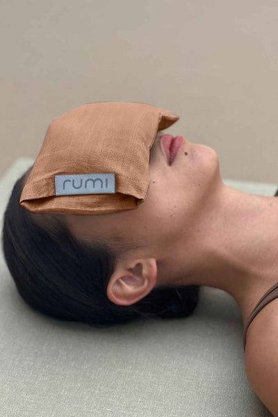 Rumi Eye Pillow Light Coral