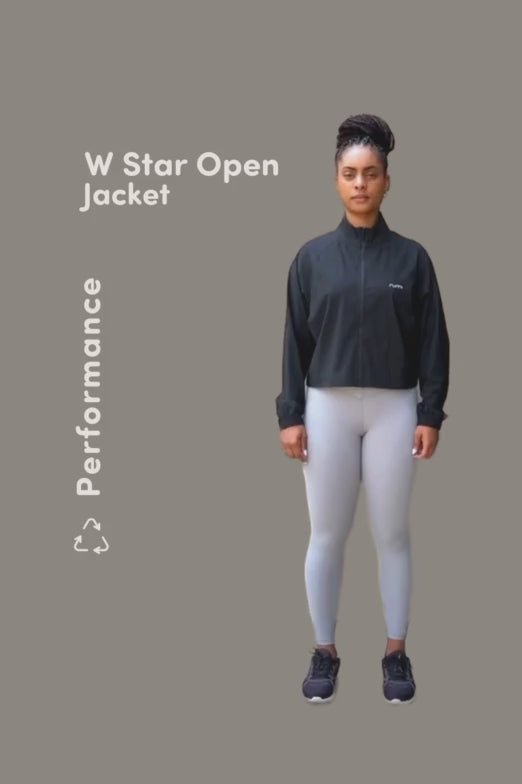 W Star Open Jacket - Black