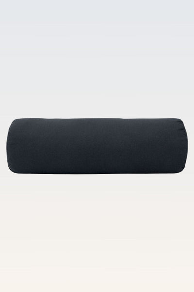 Rumi Earth - Cotton Yoga Bolster – Round - Graphite - RU - YCB - RD - GE - Yoga Props