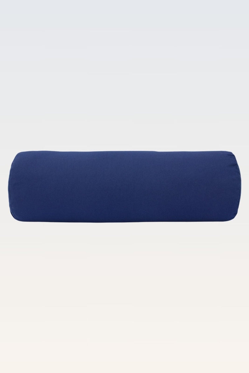 Rumi Earth - Cotton Yoga Bolster – Round - Midnight - RU - YCB - RD - MT - Yoga Props