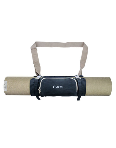 Rumi Earth - Origami Mat Carrier - Graphite - RU - OMC - 01 - DG - Yoga Mat Carrier