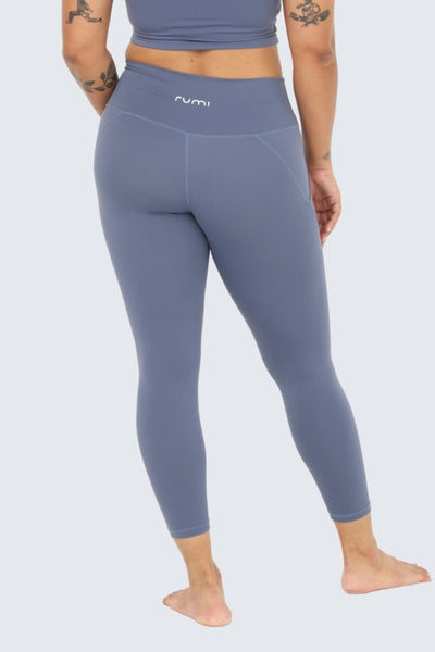 Rumi Earth - W Sun Zen Pants 25” + Pockets - Gray - Blue - R124111GBP - Bottoms