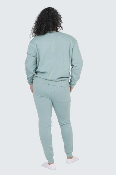 Rumi Earth - WU Moon Sweatpants Fleece Slim - Peacock Light - R514675PLP - Bottoms